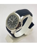 Patek Philippe Aquanaut Black Rubber Strap Swiss Automatic Watch