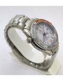  Omega Seamaster White Grey Bezel Swiss Automatic Watch