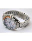  Omega Seamaster White Grey Bezel Swiss Automatic Watch
