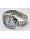  Omega Seamaster White Grey Bezel Swiss Automatic Watch