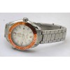 Omega Seamaster White Orange Bezel Swiss Automatic Watch