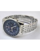 Breitling Navitimer B01 Blue & Black Chronograph Steel Watch