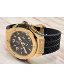 Hublot Big Bang Rose Gold 2 Black Rubber Strap Watch