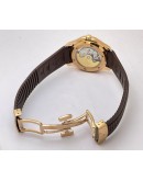 Patek Philippe Aquanaut Rose Gold Brown Rubber Strap Swiss ETA Caliber 5168G Valjoux Movement Automatic Watch