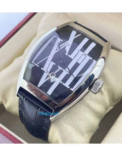 Franck Muller Cintree Curvex Leather Strap watch