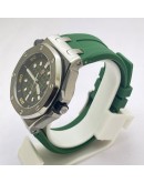 Audemars Piguet Diver Green Rubber Strap Swiss Automatic Watch