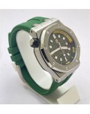 Audemars Piguet Diver Green Rubber Strap Swiss Automatic Watch
