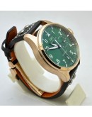 I W C Pilot Le Petit Prince Green Rose Gold Swiss Automatic Watch