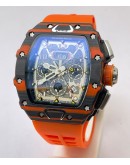  Richard Mille Mclaren RM 11-03 Orange Strap Swiss Automatic Watch