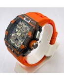  Richard Mille Mclaren RM 11-03 Orange Strap Swiss Automatic Watch