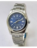 Rolex Oyster Perpetual BLUE Steel Swiss Automatic Watch