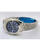 Rolex Oyster Perpetual BLUE Steel Swiss Automatic Watch