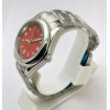 Rolex Oyster Perpetual RED Steel Swiss Automatic Watch