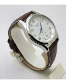 Longines Master Collection White 3 Leather Strap Swiss Automatic Watch