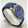  Rolex Submariner Blue Rubber Strap Swiss Automatic Watch