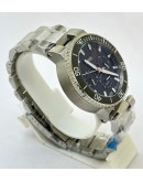 Oris Aquis Chronograph Black Steel Bracelet Watch