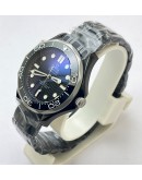 Omega Seamaster 50th Anniversary Black Bracelet Swiss Automatic Watch