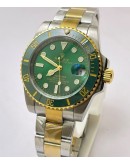 Rolex Submariner Green Dial Dual Tone Swiss Automatic Watch