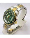 Rolex Submariner Green Dial Dual Tone Swiss Automatic Watch