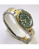 Rolex Submariner Green Dial Dual Tone Swiss Automatic Watch