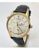 Jaeger Le Coultre Master Control Power Reserve White Rose Gold Swiss ETA Automatic Watch