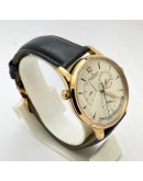 Jaeger Le Coultre Master Control Power Reserve White Rose Gold Swiss ETA Automatic Watch
