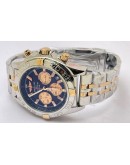 Breitling Chronomat Chronograph Black Dual Tone Watch
