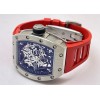 Richard Mille RM 035 Americas Edition Red Strap Swiss ETA 7750 Valjoux Movement Watch