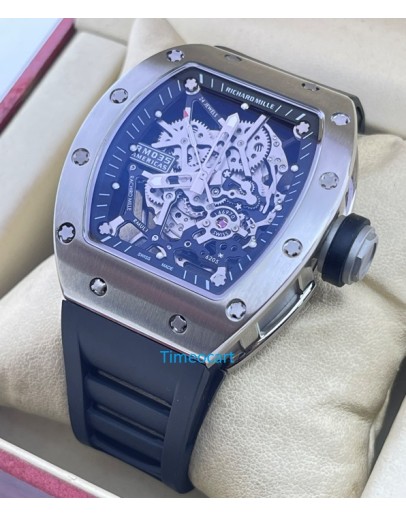 Richard Mille RM 035 Americas Edition Black Strap Swiss ETA 7750 Valjoux Movement Watch