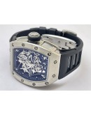 Richard Mille RM 035 Americas Edition Black Strap Swiss ETA 7750 Valjoux Movement Watch