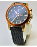 Chopard Mille Miglia Zagato Chronograph Orange Bezel Rubber Strap Watch