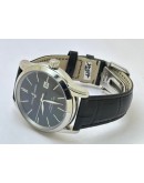 Ulysse Nardin Classico Steel Black Leather Strap Swiss Automatic Watch
