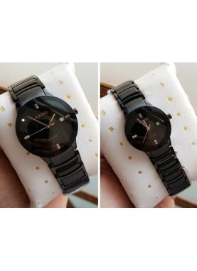 Rado Jublie DaiStar Full Black Couple Watch