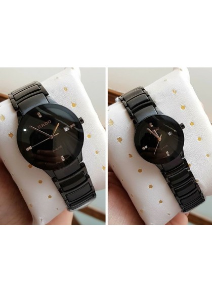 Rado Jublie DaiStar Full Black Couple Watch