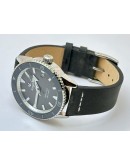 Rado Captain Cook Black Leather Strap Swiss Automatic Watch