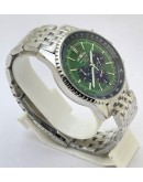 Breitling Navitimer B01 Mint Green Chronograph Steel Watch