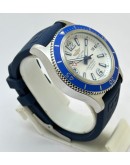 Breitling Superocean White Blue Rubber Strap Swiss Automatic Watch