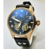 I W C Big Pilot Double Tourbillon Black Rose Gold Swiss Automatic Watch