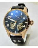 I W C Big Pilot Double Tourbillon Black Rose Gold Swiss Automatic Watch