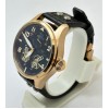 I W C Big Pilot Double Tourbillon Black Rose Gold Swiss Automatic Watch