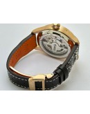 I W C Big Pilot Double Tourbillon White Rose Gold Swiss Automatic Watch