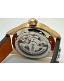 I W C Big Pilot Double Tourbillon White Rose Gold Swiss Automatic Watch