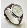 Tissot Prc 200 White Dial Leather Strap Watch
