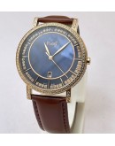 Piaget Altiplano Blue Mother Of Pearl Diamond Bezel Watch