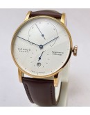 Nomos Glashutte LAMBDA Gangreserve 84 Stunden Power Reserve Swiss Automatic Watch