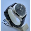 Panerai Marina Steel Black Leather Strap Swiss Automatic Watch