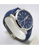 Tag Heuer Carrera Calibre 5 Day-Date Blue Leather Strap Swiss Automatic Watch