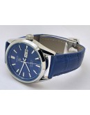 Tag Heuer Carrera Calibre 5 Day-Date Blue Leather Strap Swiss Automatic Watch