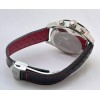 TAG HEUER CARRERA CALIBRE GREEN BLACK LEATHER STRAP WATCH