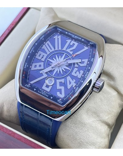 Franck Muller Cintree Curvex Leather Strap watch